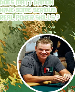 Matt damon poker