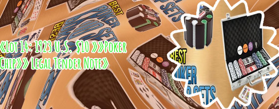Poker chip currency